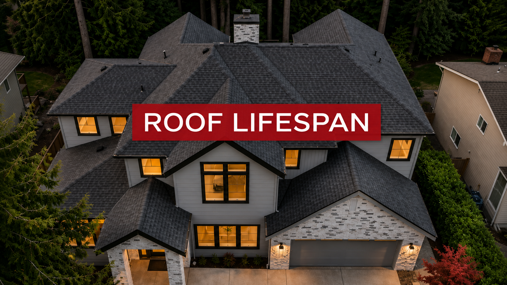 Residential roof in Washington State